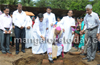 Bishop lays foundation stone for 28 houses for the poor